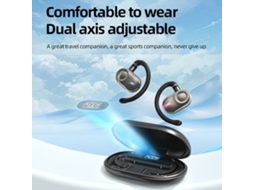 Fones De Ouvido Sem Fio Acs Som Estéreo Bt5.4 Fones De Ouvido Esportivos À Prova D'água 20h De Autonomia