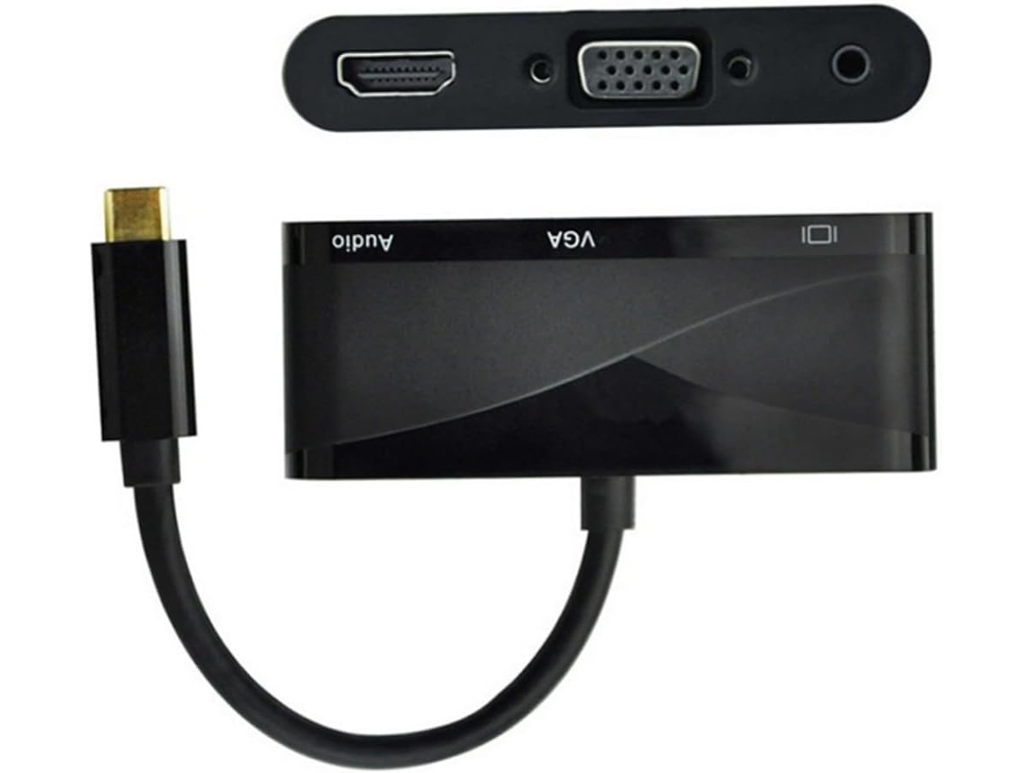 Cabo Adaptador Usb Tipo C Para Vga Para Dispositivos Pro E Outros. Cabo Adaptador Usb Tipo C Para Vga Para Dispositivos Pro E Outros. Gokoco