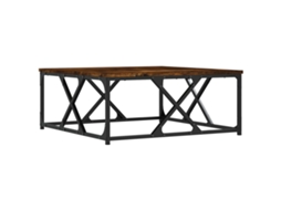 Mesa de Centro MAISON EXCLUSIVE Derivados de Madeira Carvalho Fumado 70x70x30 cm