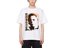 Rockinstone Halloween Movie John Carpenters Halloween White Adult T-shirt Size:xxl