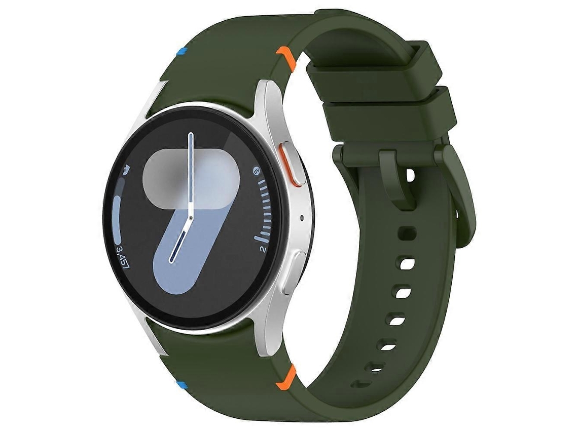 Pulseira Oficial De Silicone Costurada Em Cor Sólida Para Samsung Galaxy Watch 7 40/44mm