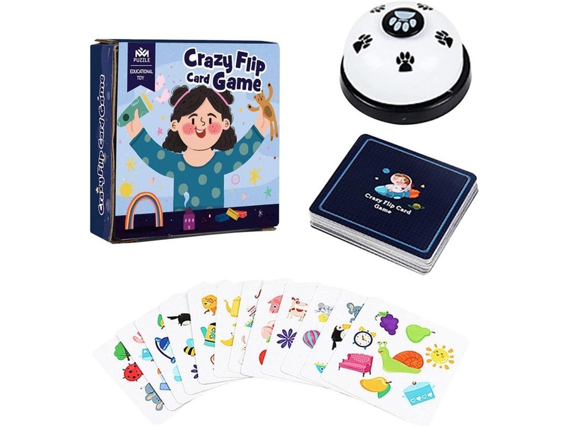 2026 jogo de Cartas Puzzle Match 2021 Novo para Família 54 Cartas 1 Sino Encontre o Mesmo Padrão