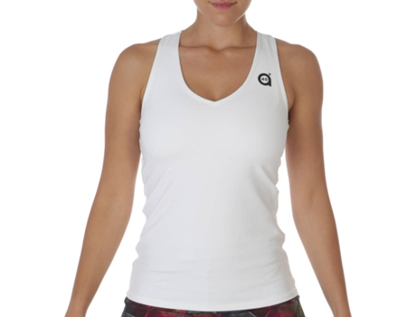 T-shirt para Mulher A40GRADOS SPORT & STYLE Cielo Branco para Ténis ou Padel (XL)