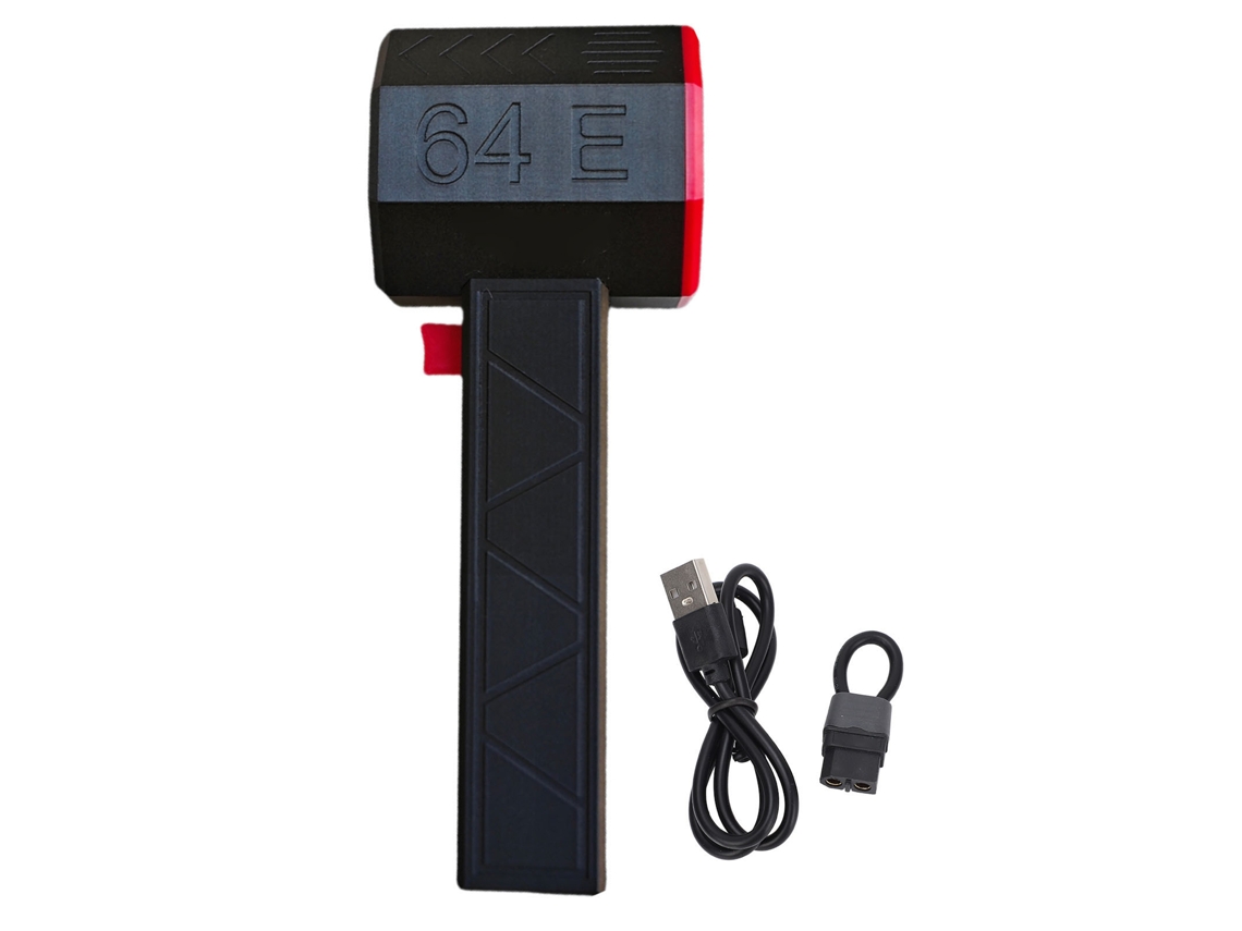 Soprador de Ar Turbina Elétrica 18000rpm 1400g Preto Vermelho