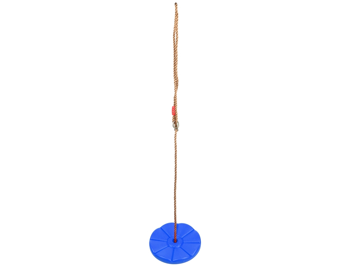 Rebe-columpio De Disco Para Niños Com Corda De Escalada Assento Pendente Interior Exterior Brinquedo Azul