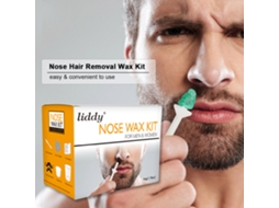 2026 kit de Cera para Depilar Pelo de Nariz, Cejas Y Rostro com Aplicadores, Bastões e Cera em Grãos