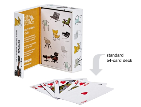 Livro MidCentury Modern Chairs Playing Cards de Hail Tiger (Inglês)
