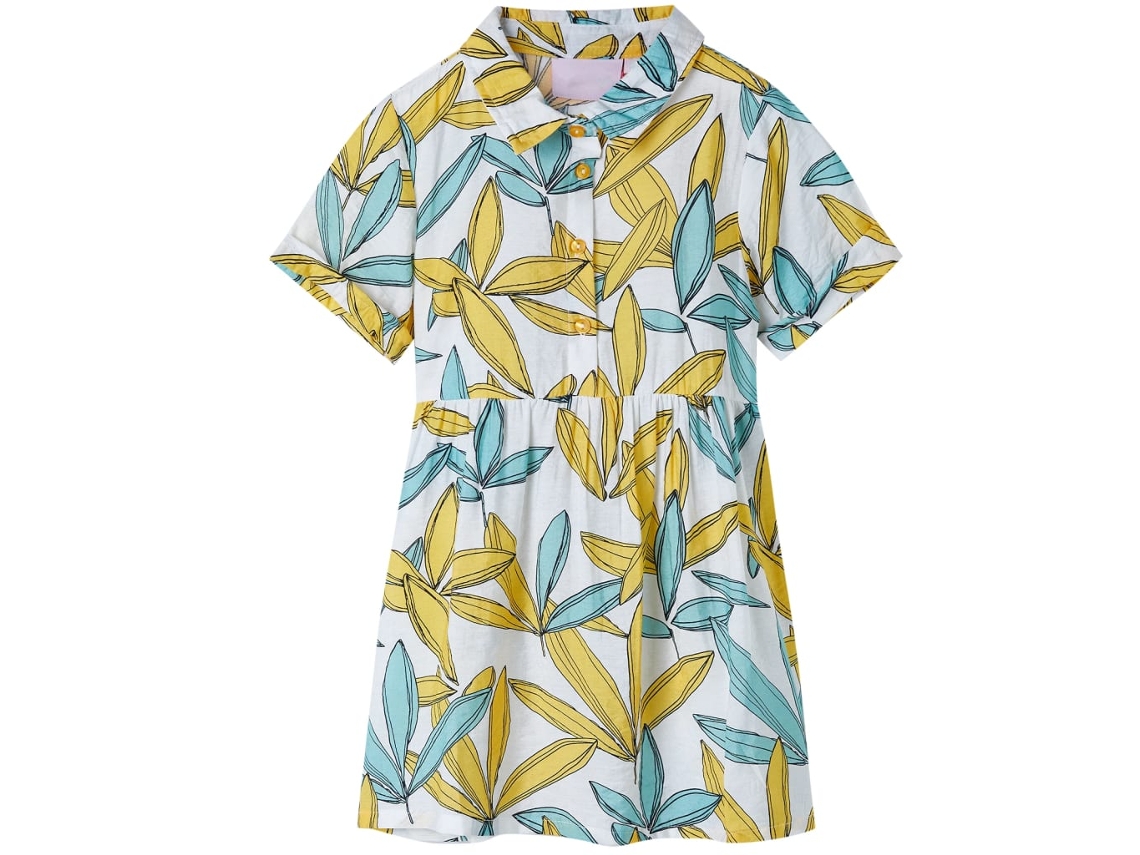 Vestido Para Criança Cor Cru 104