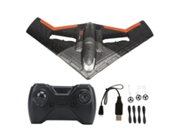 Modelo De Avião De Controle Remoto 2.4ghz Resistente A Colisões Para Crianças Laranja Com 1 Bateria