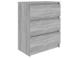 Sideboard, Sideboards Vidaxl Cinzeto Madeira Processada (n/a)