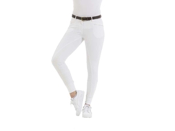 Calça de Montar com Assento de Silicone Kendal Branco 44Equitheme