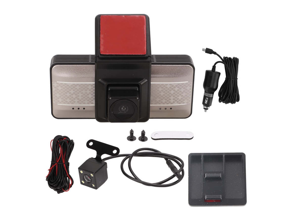 2026 grabador de Condução para Carro, Câmera Dvr Frontal e Traseira Dupla, Dash Cam para Automóvel