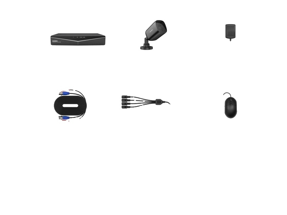 Sistema De Cctv, Dvr 8ch, Câmera 2mp,com Câmera 4pcs,nenhum Oem