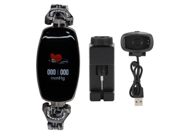 Pulseira inteligente de fitness EOOCOO com monitoramento de frequência cardíaca, pressão arterial e sono | EOOCOO