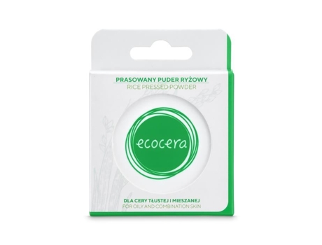 Rice Pressed Powder Prasowany Pode Ryzowy Dla Cery Tlustej E Mieszanej 10g Ecocera