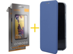 Capa e Película Apple iPhone 11 Pro ACCETEL Flip Cover 0808 Azul