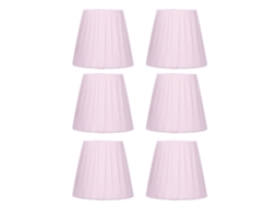 6pcs Capa de Lâmpada de Têxtil Clip On para Lustre Parede Decoração Moderna Simples Casa S/MARCA