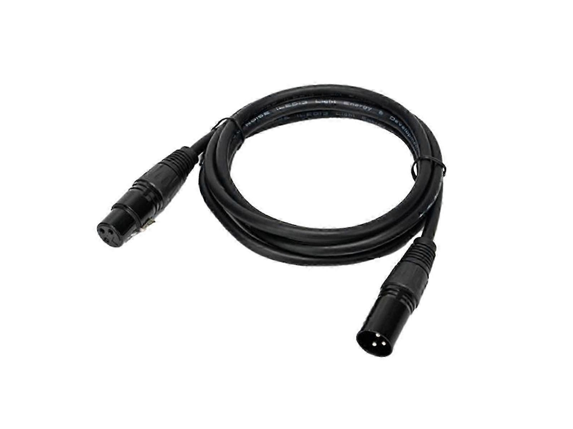 Cabo Lurelia XLR macho/fêmea de 2 m, para microfones, mesas de mixagem, amplificadores e colunas ativas.