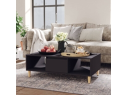 Vidaxl Mesa De Centro 103,5x60x35 Cm Derivados De Madeira Cinza