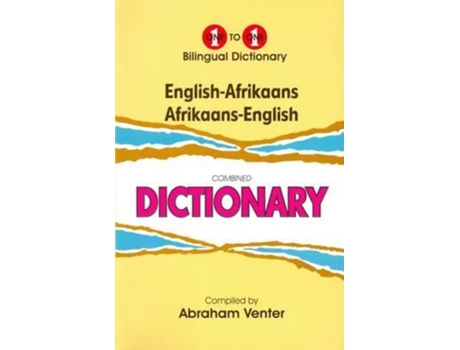 Livro EnglishAfrikaans AfrikaansEnglish OnetoOne Dictionary de A Venter e A Venter (Africâner - Capa Dura)