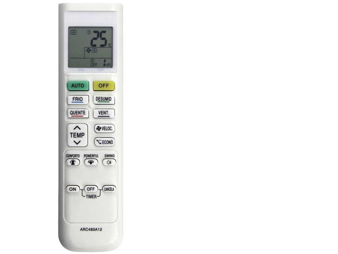 Controle Remoto Daikin ARC480A12 substituição XIAOMOYU