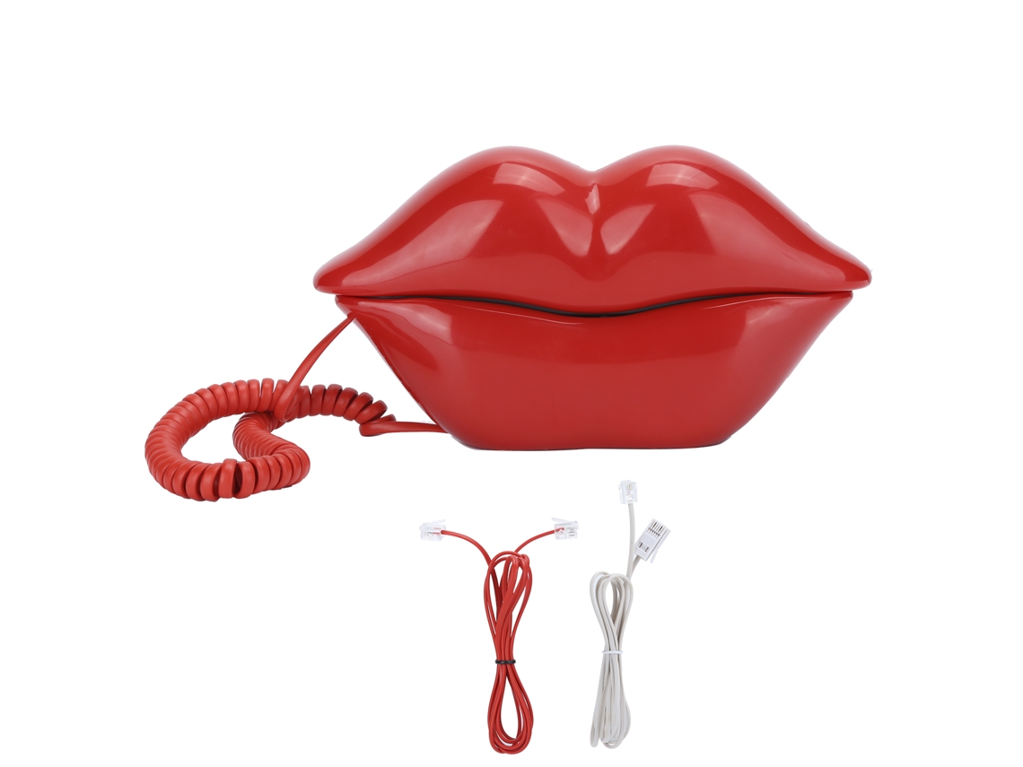 Telefone divertido Boca Mali com função de armazenamento de números para casa e hotel.
