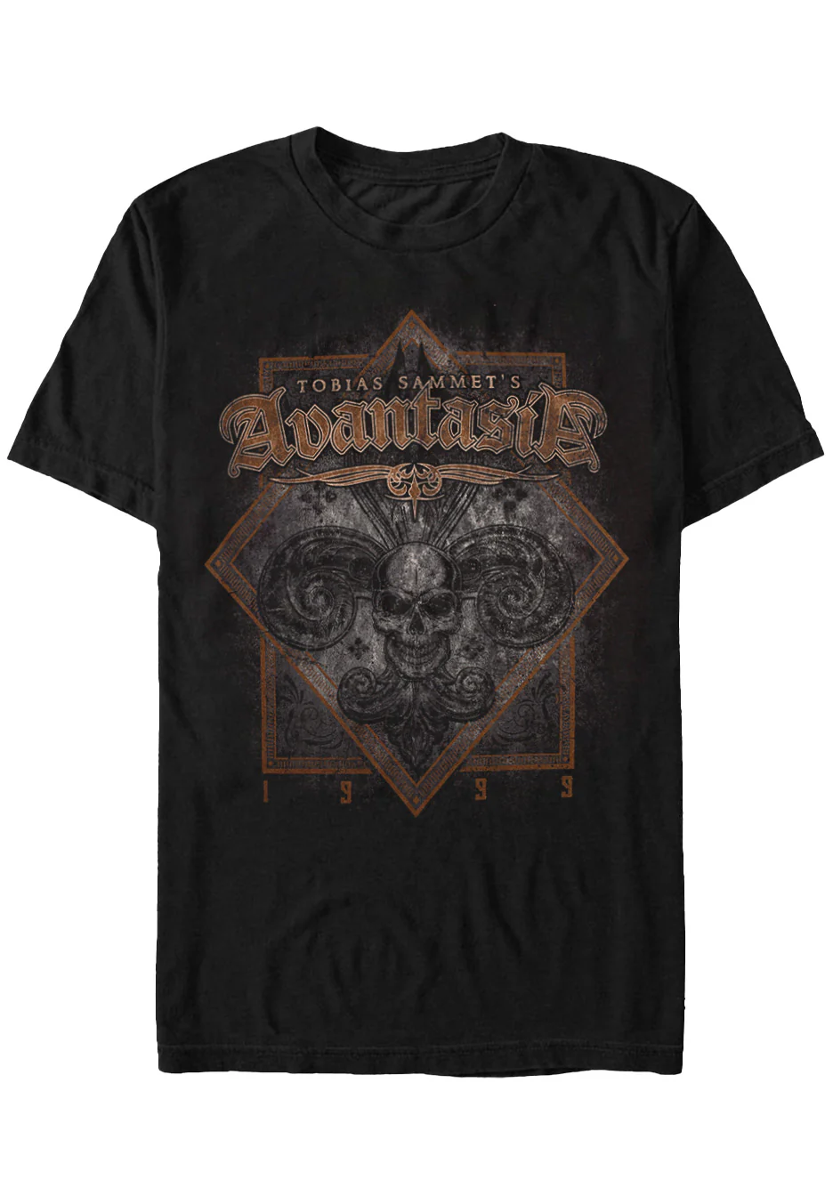 Sizexxl Avantasia - Fleur Skull - T-shirt Unisex Adults