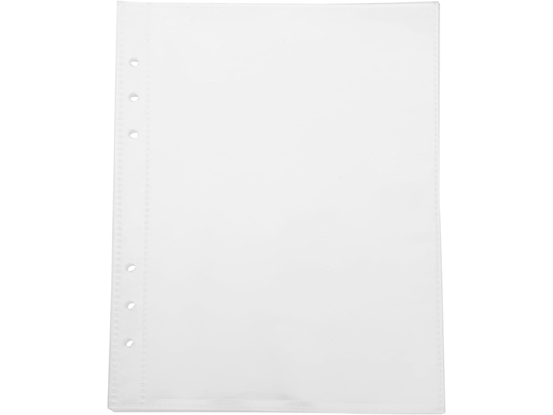 Pastas transparentes A5 em PVC com 20 divisórias reutilizáveis e multifuncionais para proteger folhas, camadas práticas.