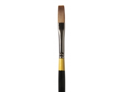 Pincel DALER ROWNEY acrílico plano, rígido e sintético, cabo longo S.44 (6'' 23,8 Mm)