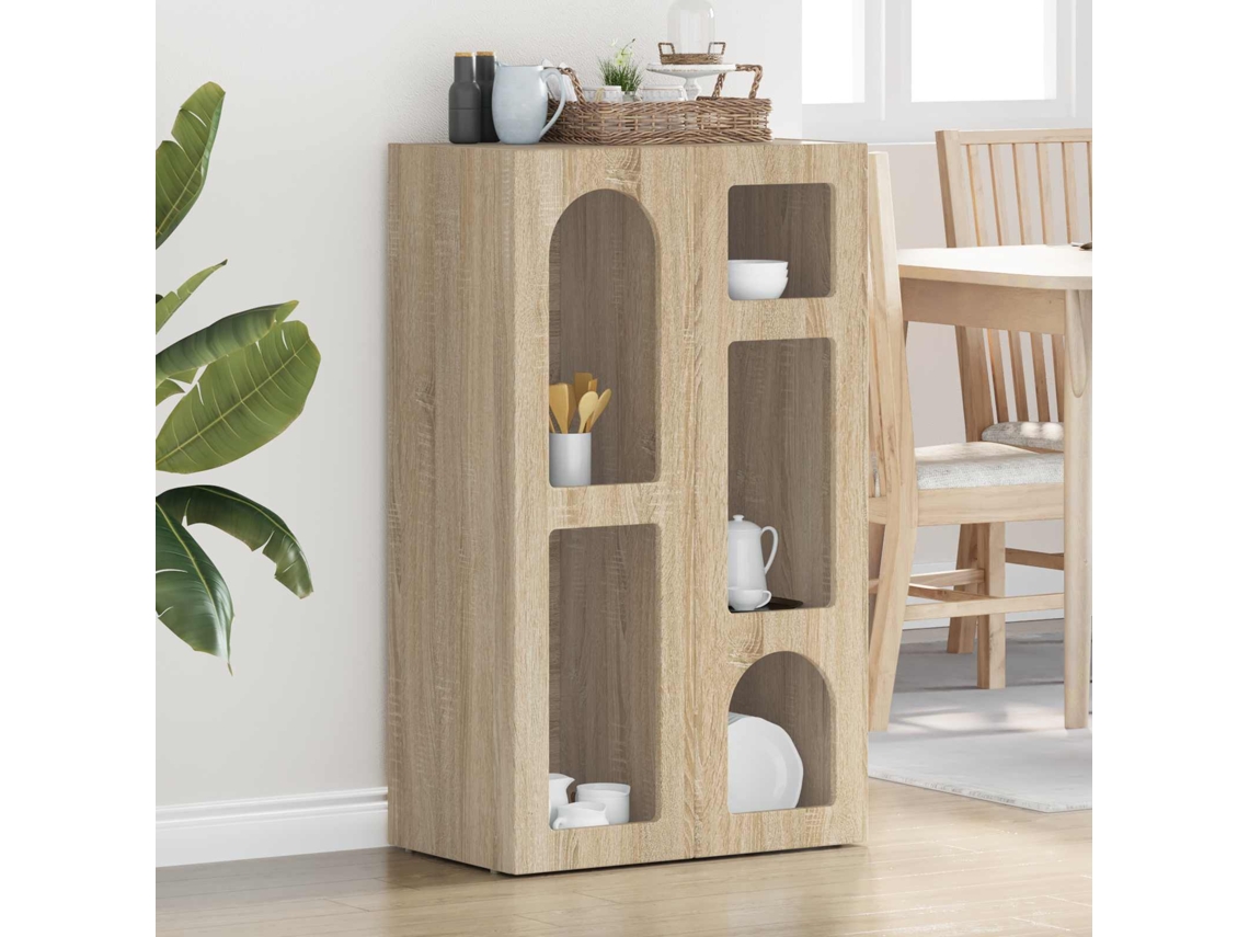 Vidaxl Buffet Elst Carvalho Sonoma 59 X 35 X 100,5 Cm