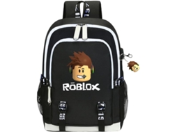 Mochila Anime Com Chaveiro, 43,2 Cm, Grande Impermeável Cabo Áudio, Escolar Leve E Casual Para Férias