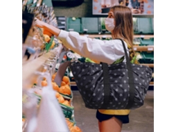 Sacolas de Compras Reutilizáveis ​​e Dobráveis ​​ Bolsa Grande e Utilitária, Ideal para Camping. GOKOCO