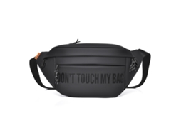 (preta) Bolsa Transversal Masculina Estilo Uniforme De Trabalho, Bolsa Para Ciclismo, Bolsa De Cintura Multifuncional
