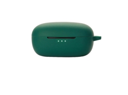 Capa Protetora para Fone Earfun Air Pro 3, silicone verde escuro, lavável YURU