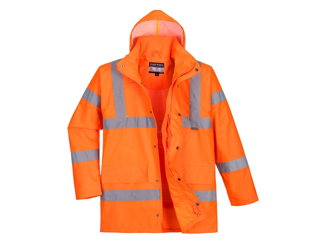 Jaqueta Impermeável E Respirável Traffic Hivis Laranja / S
