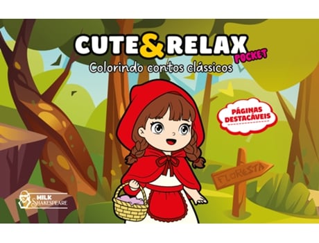 Livro Cute Relax Pocket - Colorindo Contos Clássicos Livro De Colorir De Milk Shakespeare (português Do Brasil)