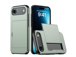 Capa Protetora À Prova De Choque Para Iphone Air - Compartimento Para Cartão