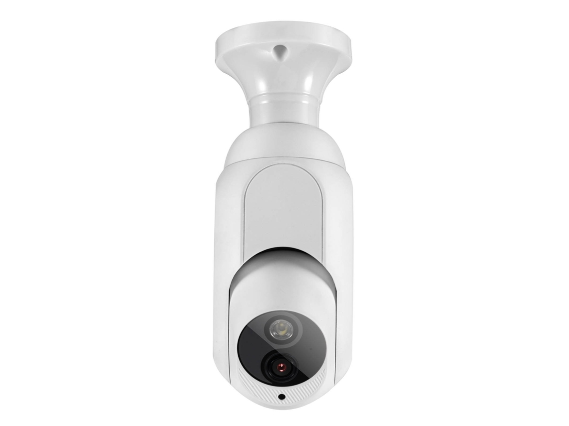 Câmara Bulbo 2,4 Ghz Wifi 1080p E27 Panorâmica 360 Graus*