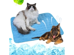Tapete Refrescante, em Seda Gelada, para Pets, Lavável, Respirável, Dobrável, Portátil AQUAFORGE