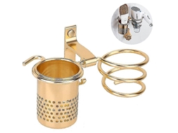 Suporte para Secador de Cabelo, Conjunto Prateleiras Suspensas Cabelo Parede GOKOCO