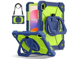 Capa Híbrida De Silicone E Pc Com Robô Em Cores Contrastantes Para Tablet Huawei Matepad Se 11 2024