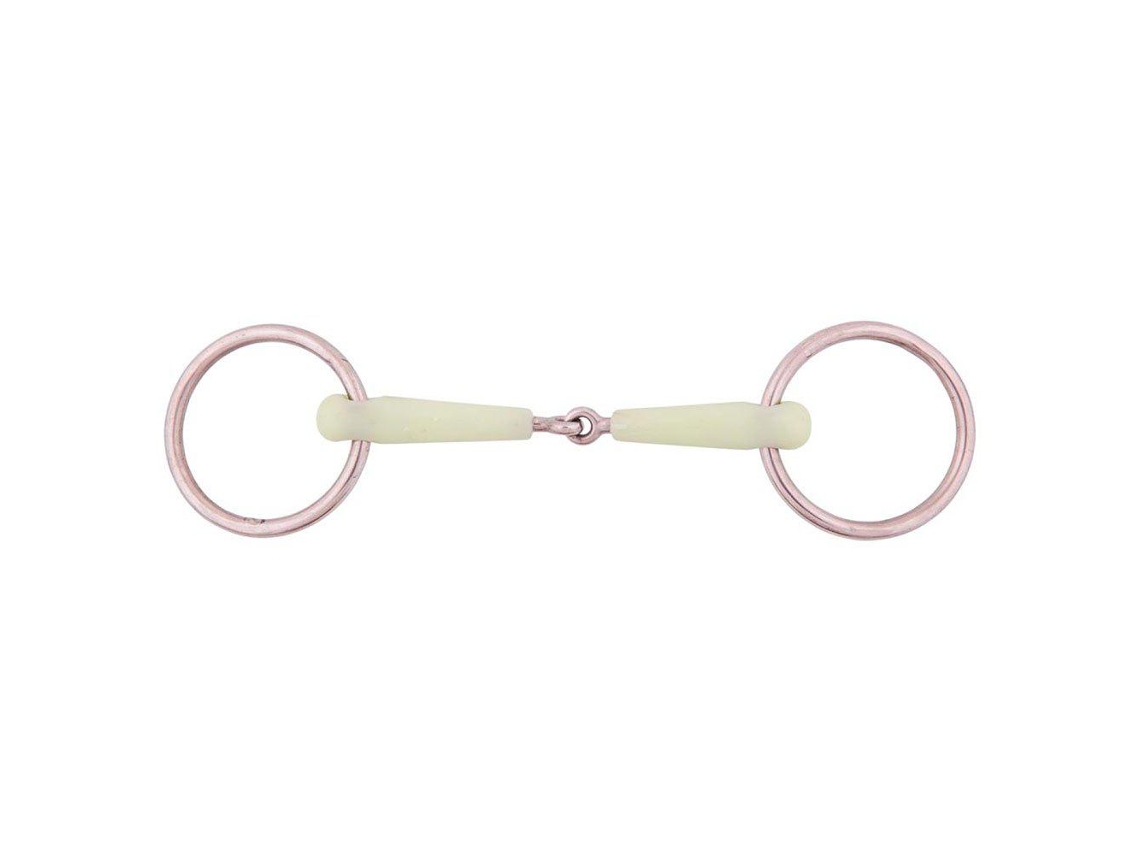 Br Single Jointed Loose Ring Snaffle Pony Apple Mouth 15 Mm