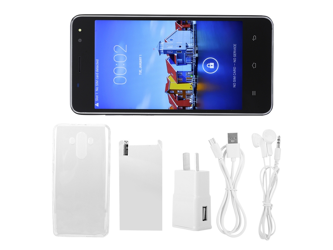 Telefone Móvel Laxiscreed 3g Com Tela De 5.0" E Processador Octa-core, Bateria De 1700mah