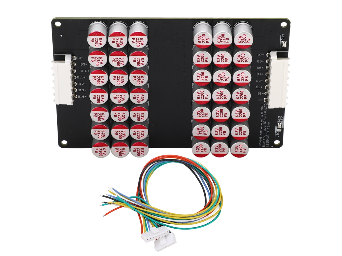 Veloriskku-equalizador Activo De Baterías 10-14s Para Baterías Li-ion Ncm Lto Módulo Balanceador Bms 1.8-4.5v