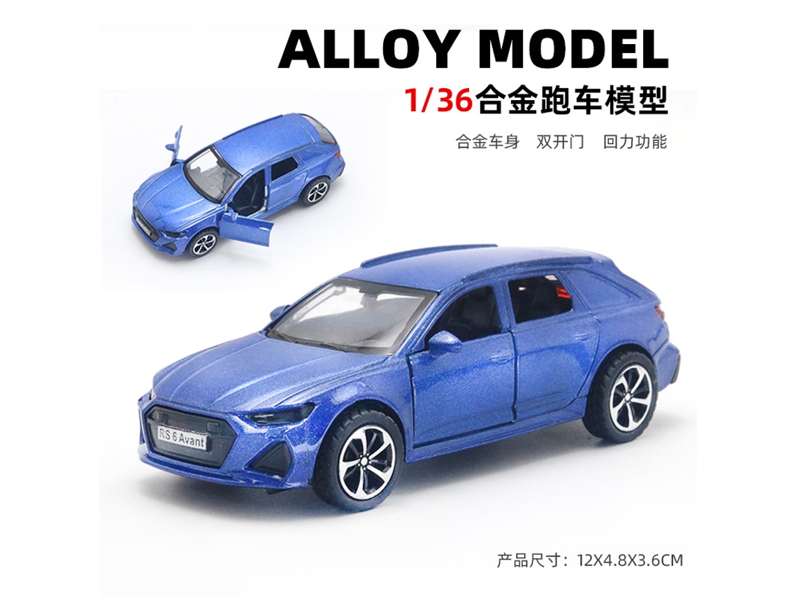 Miniatura de Carro em Escala 1/36, Feita em Metal Fundido, Presente para Crianças. MDUG