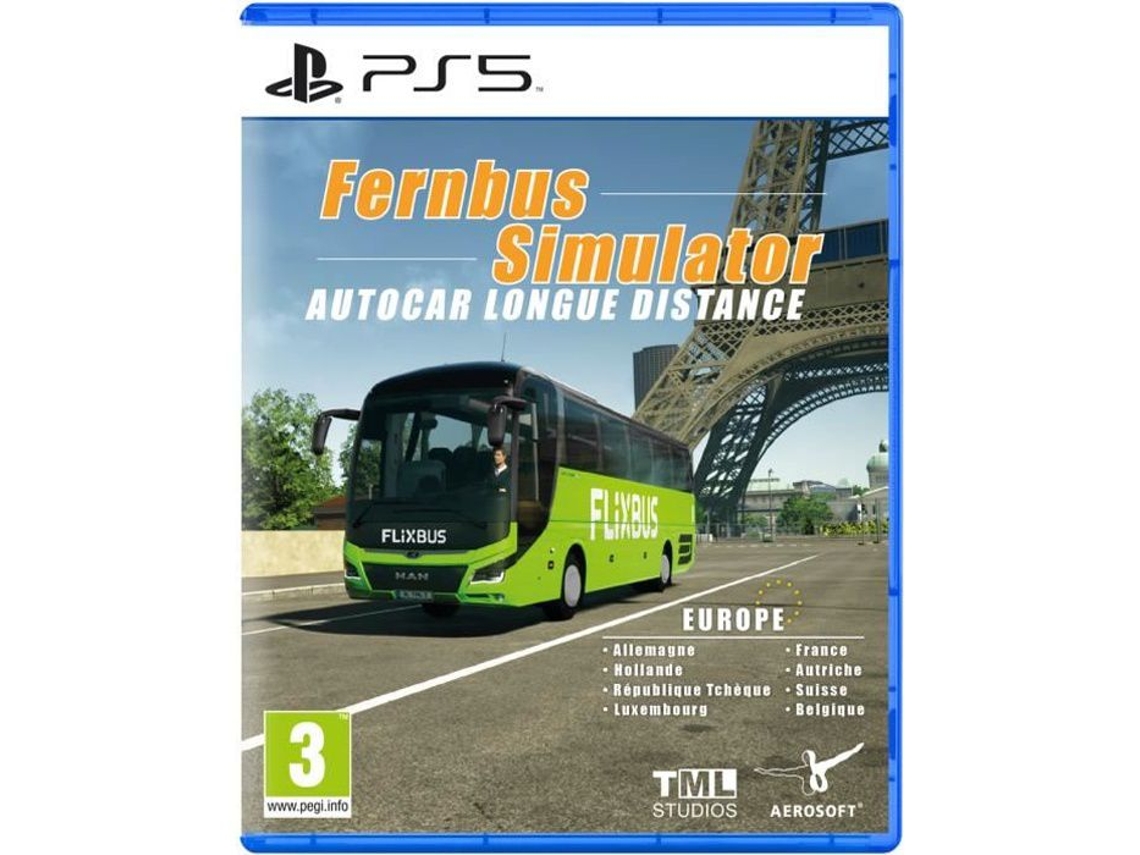 Jogo Games Fernbus Simulator Long Distance Coach  Ps5