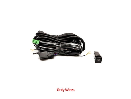 Adequado para Toyota Yaris 20 21, conjunto de faróis de neblina brancos e dourados, completo com estrutura de farol de neblina. Sygo