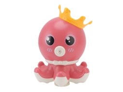 Primerox brinquedo de Banho Polvo Cartoon Cute com Chuveiro Giratório para Crianças Pink