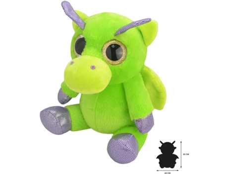 Peluche WILD PLANET Dragão (15 x 20 x 30 cm - Poliéster)