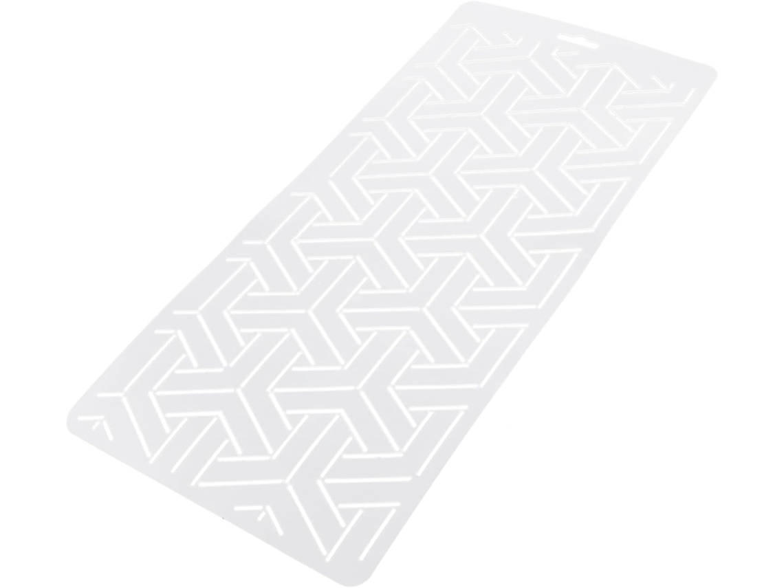 Molde Reutilizável Em Pp Para Patchwork E Bordado, Padrão Branco Para Costura E Artesanato Em Patchwork